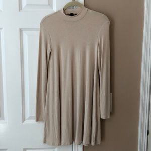Casual light tan dress